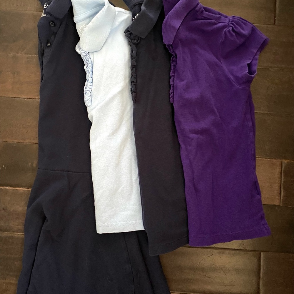 Girls Polo shirt and dress lot